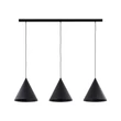Pendul TK Lighting CONO metal, negru, E27 - TK-10060