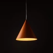 Pendul TK Lighting CONO metal, portocaliu, E27 - TK-10064