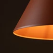 Pendul TK Lighting CONO metal, caramiziu, E27 - TK-10065