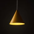 Pendul TK Lighting CONO metal, galben, E27 - TK-10066