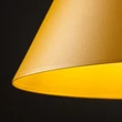 Pendul TK Lighting CONO metal, galben, E27 - TK-10066