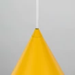 Pendul TK Lighting CONO metal, galben, E27 - TK-10066