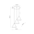 Pendul TK Lighting CONO metal, negru, E27 - TK-10067