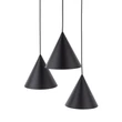 Pendul TK Lighting CONO metal, negru, E27 - TK-10067