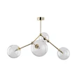 Plafoniera TK Lighting FAIRY metal, sticla, auriu, transparent, G9 - TK-10070