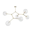 Plafoniera TK Lighting FAIRY metal, sticla, auriu, transparent, G9 - TK-10071