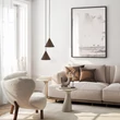 Pendul TK Lighting CONO metal, maro, E27 - TK-10073