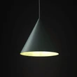 Pendul TK Lighting CONO metal, verde, E27 - TK-10074