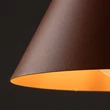 Pendul TK Lighting CONO metal, caramiziu, E27 - TK-10076