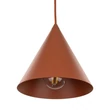 Pendul TK Lighting CONO metal, caramiziu, E27 - TK-10076