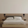 Aplica de perete TK Lighting MAJA metal, textil, negru, E27 + G9 - TK-10081