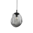 Pendul TK Lighting SOL metal, sticla, negru, fumuriu, E27 - TK-10084