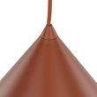 Pendul TK Lighting CONO metal, caramiziu, E27 - TK-10089