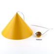 Pendul TK Lighting CONO metal, galben, E27 - TK-10090