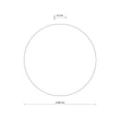 Aplica de perete TK Lighting LUNA metal, lemn, maro, G9 - TK-10098