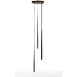 Pendul TK Lighting PIANO metal, negru, maro, G9 - TK-10109