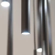 Pendul TK Lighting PIANO metal, negru, maro, G9 - TK-10110