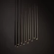 Pendul TK Lighting PIANO metal, negru, maro, G9 - TK-10111