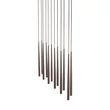 Pendul TK Lighting PIANO metal, negru, maro, G9 - TK-10111