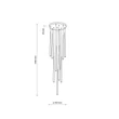 Pendul TK Lighting PIANO metal, auriu,  G9 - TK-10118