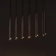 Pendul TK Lighting PIANO metal, auriu, negru,  G9 - TK-10119
