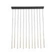 Pendul TK Lighting PIANO metal, auriu, negru,  G9 - TK-10119