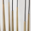 Pendul TK Lighting PIANO metal, auriu, negru,  G9 - TK-10119