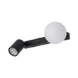 Aplica de perete TK Lighting VOX metal, sticla, negru, alb, GU10+G9 - TK-10148