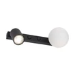Aplica de perete TK Lighting VOX metal, sticla, negru, alb, GU10+G9 - TK-10148