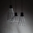 Pendul TK Lighting MODESTO metal , negru, GU10 - TK-10149