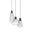 Pendul TK Lighting MODESTO metal , negru, GU10 - TK-10149