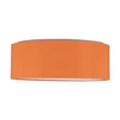 Plafoniera TK Lighting NICOLA metal, plastic, textil, portocaliu, alb, E27 - TK-10153