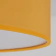 Plafoniera TK Lighting NICOLA metal, plastic, textil, galben, alb, E27 - TK-10154