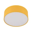 Plafoniera TK Lighting NICOLA metal, plastic, textil, galben, alb, E27 - TK-10154