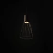 Pendul TK Lighting MODESTO metal, lemn, negru, maro, GU10 - TK-10155