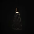 Pendul TK Lighting MODESTO metal, lemn, negru, maro, GU10 - TK-10157