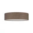 Plafoniera TK Lighting EARTH metal, textil, maro, alb, E27 - TK-10165