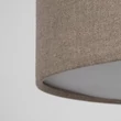 Plafoniera TK Lighting EARTH metal, textil, bej, alb, E27 - TK-10166