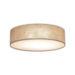 Plafoniera TK Lighting EARTH metal, textil, bej, alb, E27 - TK-10166