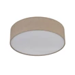 Plafoniera TK Lighting EARTH metal, textil, bej, alb, E27 - TK-10166