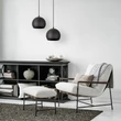Pendul TK Lighting ZOE metal, negru, E27 - TK-10167