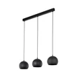 Pendul TK Lighting ZOE metal, negru, E27 - TK-10169