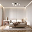 Plafoniera TK Lighting ELTON metal, sticla, negru, alb, G9 - TK-10262