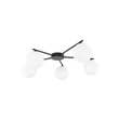 Plafoniera TK Lighting ELTON metal, sticla, negru, alb, G9 - TK-10262