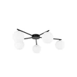 Plafoniera TK Lighting ELTON metal, sticla, negru, alb, G9 - TK-10262