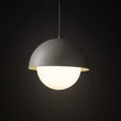 Pendul TK Lighting BONO metal, sticla, ecru, alb, E27 - TK-10274