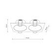 Spot  incastrabil de exterior TK Lighting PRISMA metal, alb, GU10, IP65 - TK-10580