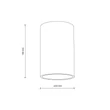 Plafoniera de baie TK Lighting FLARE metal, negru, GU10, IP44 - TK-10583