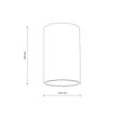Plafoniera de baie TK Lighting FLARE metal, alb, GU10, IP44 - TK-10584
