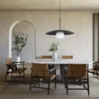 Pendul TK Lighting SLATE metal, sticla, negru, alb, E27 - TK-10637